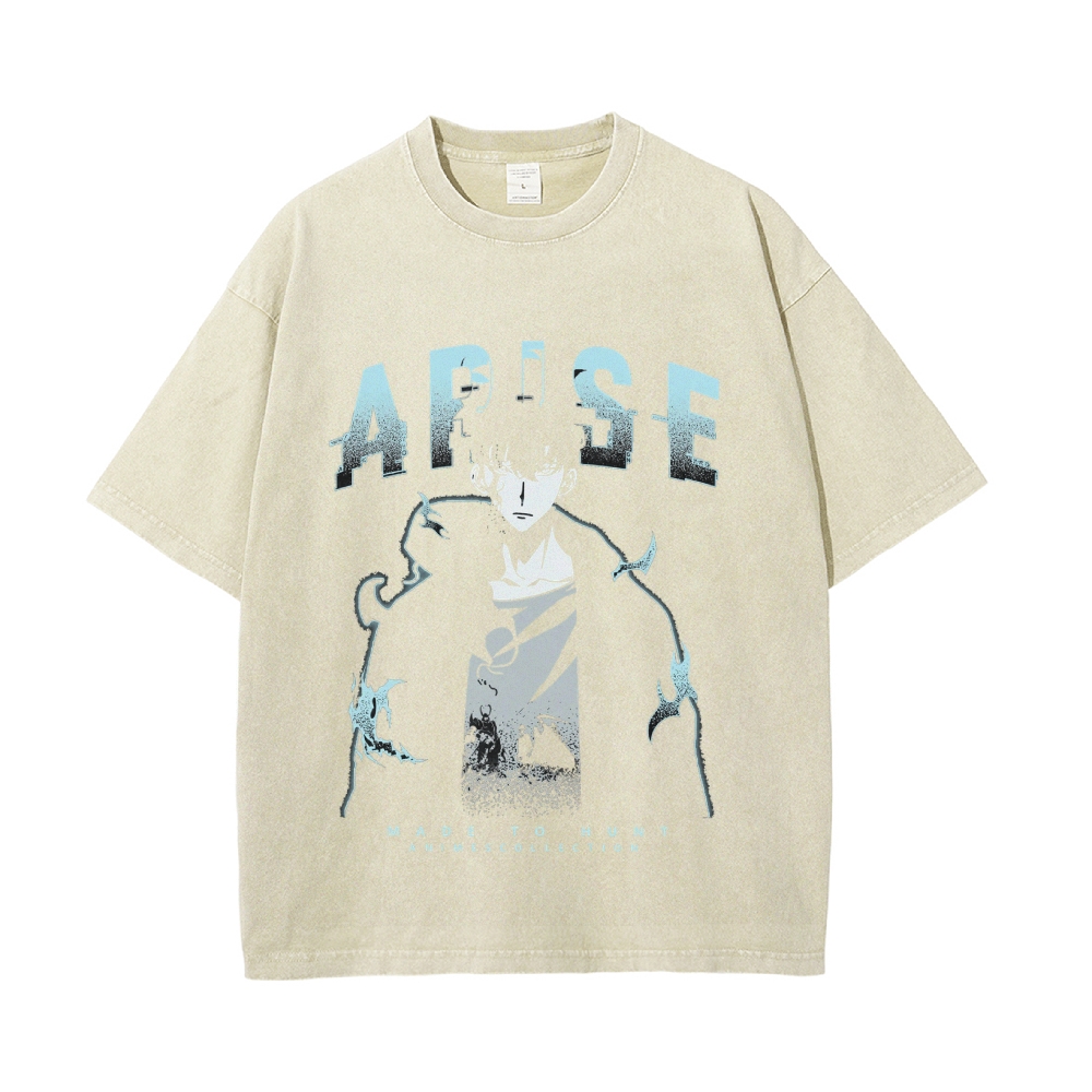 Arise (Blue) Vintage T-Shirt | Solo Leveling $45.00 USD