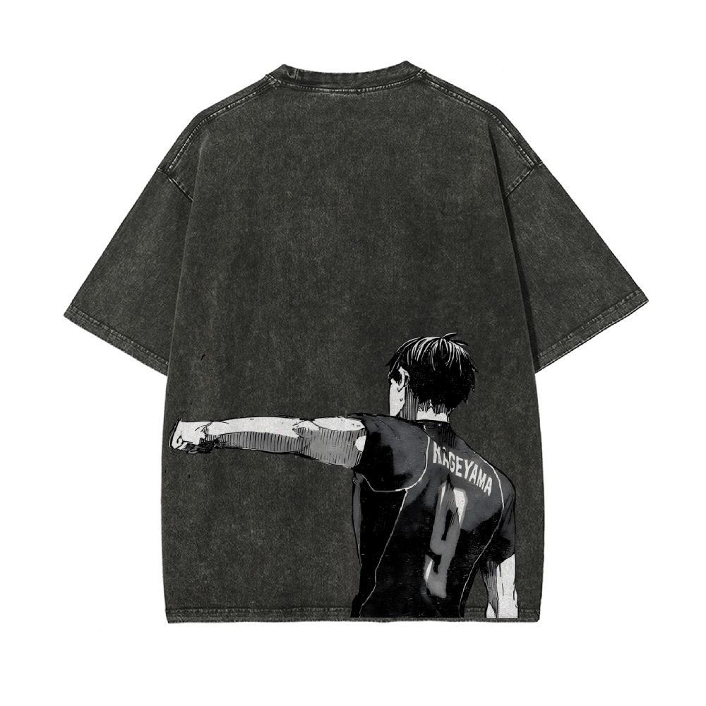 Tobio Kageyama Vintage Oversized T-Shirt | Haikyu!!