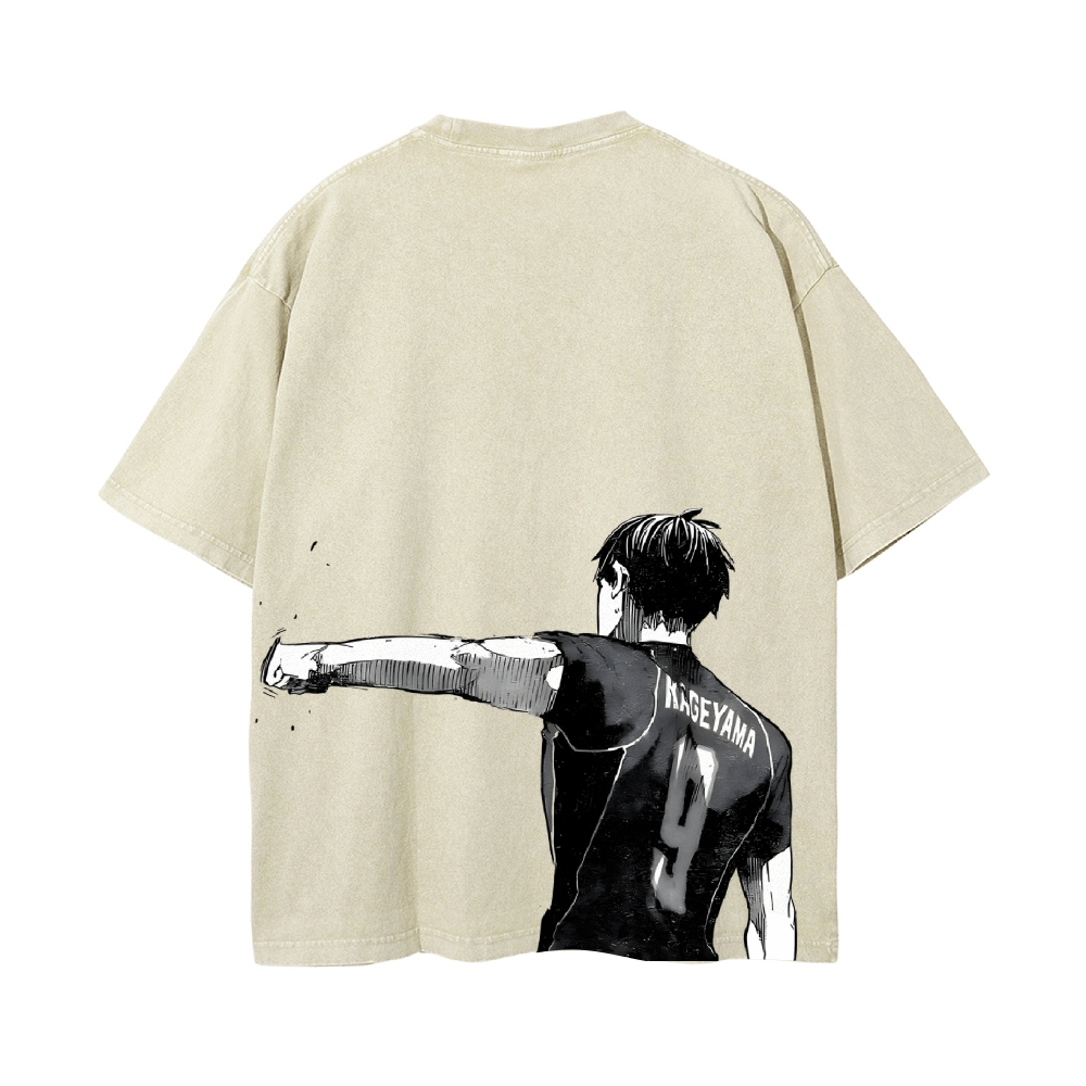 Tobio Kageyama Vintage Oversized T-Shirt | Haikyu!!
