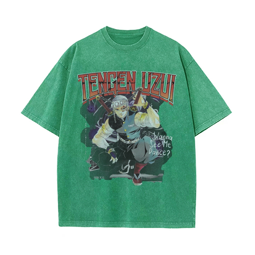 Tengen Uzui Vintage Oversized T-Shirt | Demon Slayer
