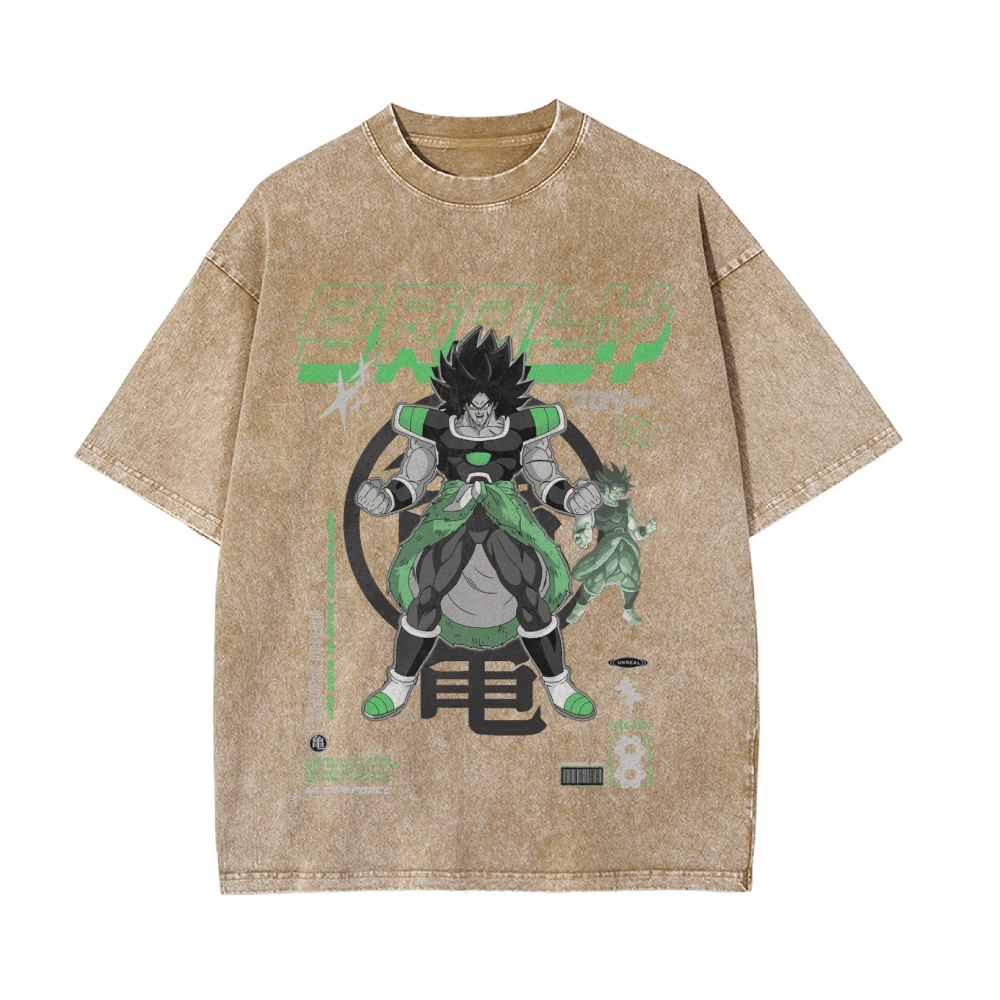 Broly Vintage Oversized T-Shirt | Dragon Ball Super