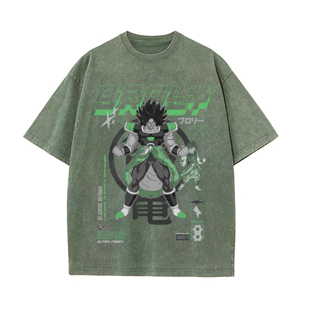 Broly Vintage Oversized T-Shirt | Dragon Ball Super
