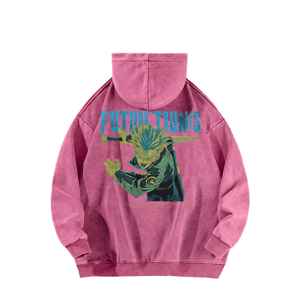 Future Trunks Vintage Hoodie | Dragon Ball Super