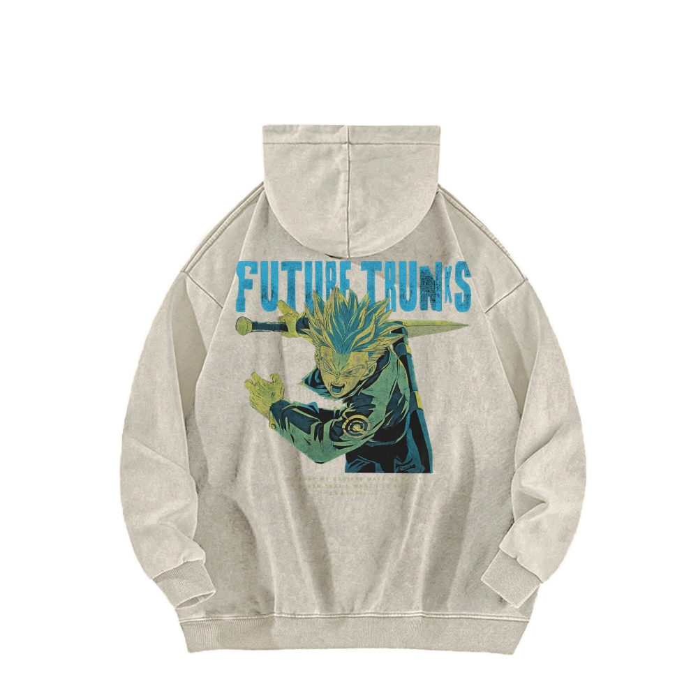 Future Trunks Vintage Hoodie | Dragon Ball Super