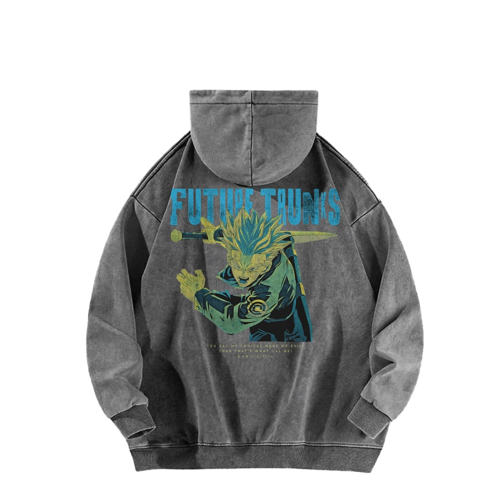 Future Trunks Vintage Hoodie | Dragon Ball Super
