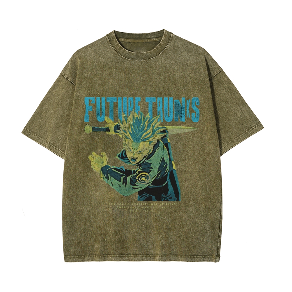 Future Trunks Vintage T-Shirt | Dragon Ball Super