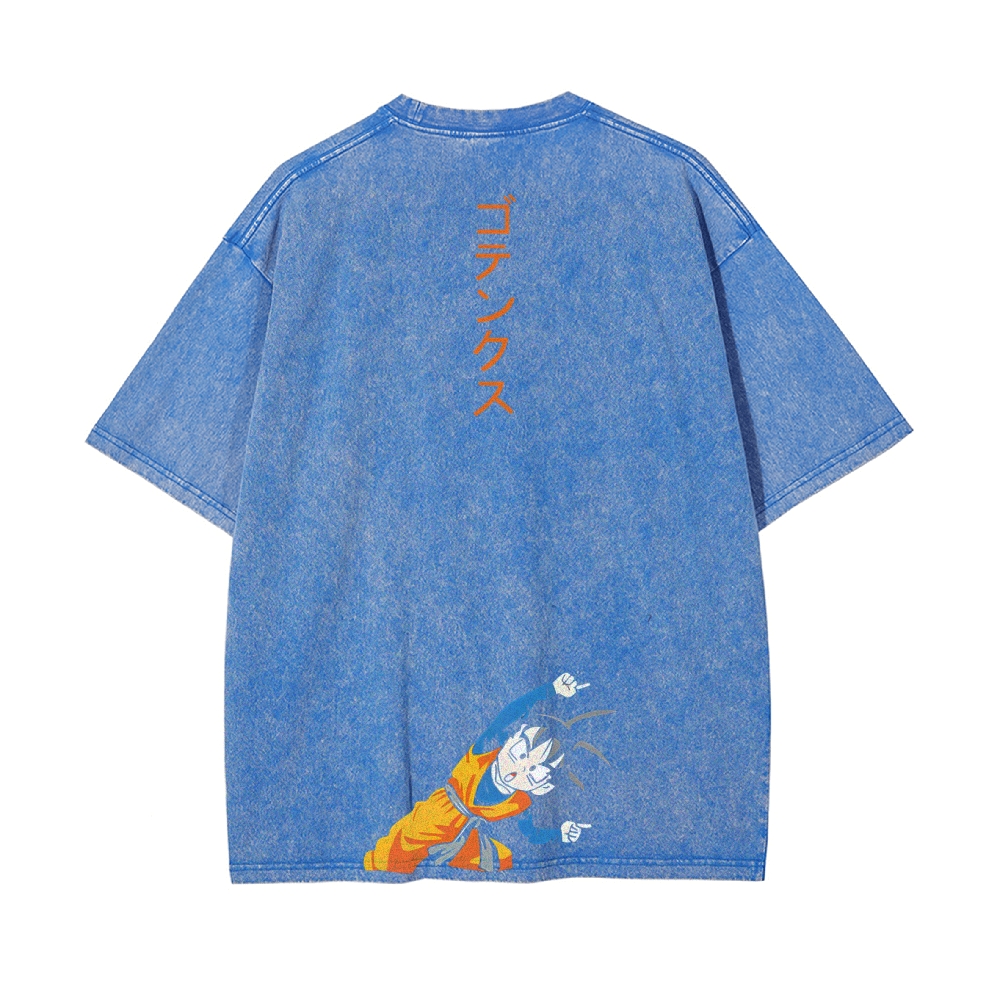 Q EDITION KID GOKU VINTAGE T-SHIRT | DRAGON BALL SUPER