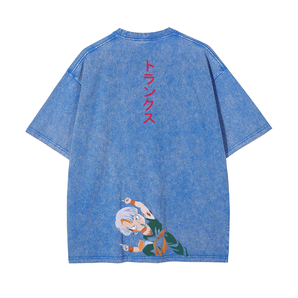 Q EDITION Trunks Vintage T-SHIRT | DRAGON BALL SUPER