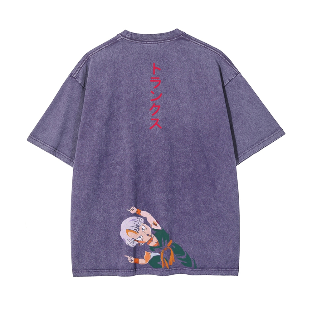 Q EDITION Trunks Vintage T-SHIRT | DRAGON BALL SUPER