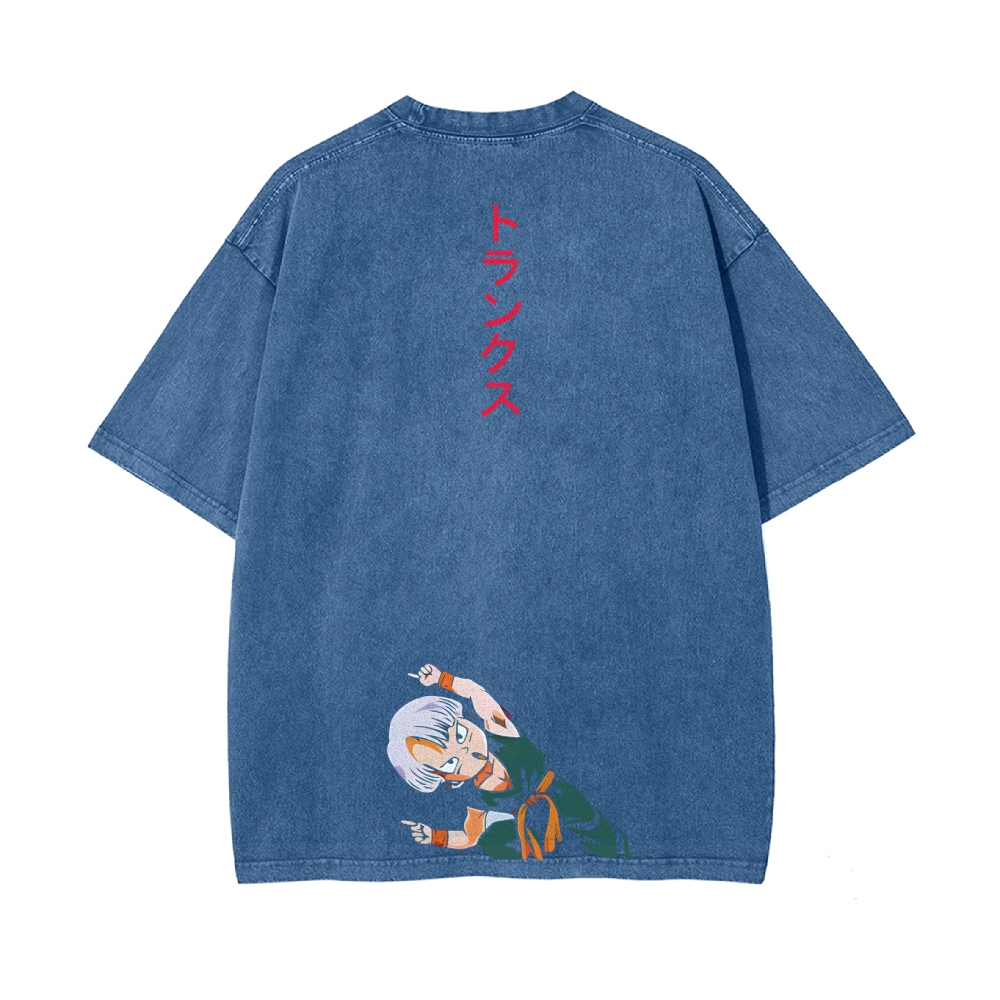 Q EDITION Trunks Vintage T-SHIRT | DRAGON BALL SUPER