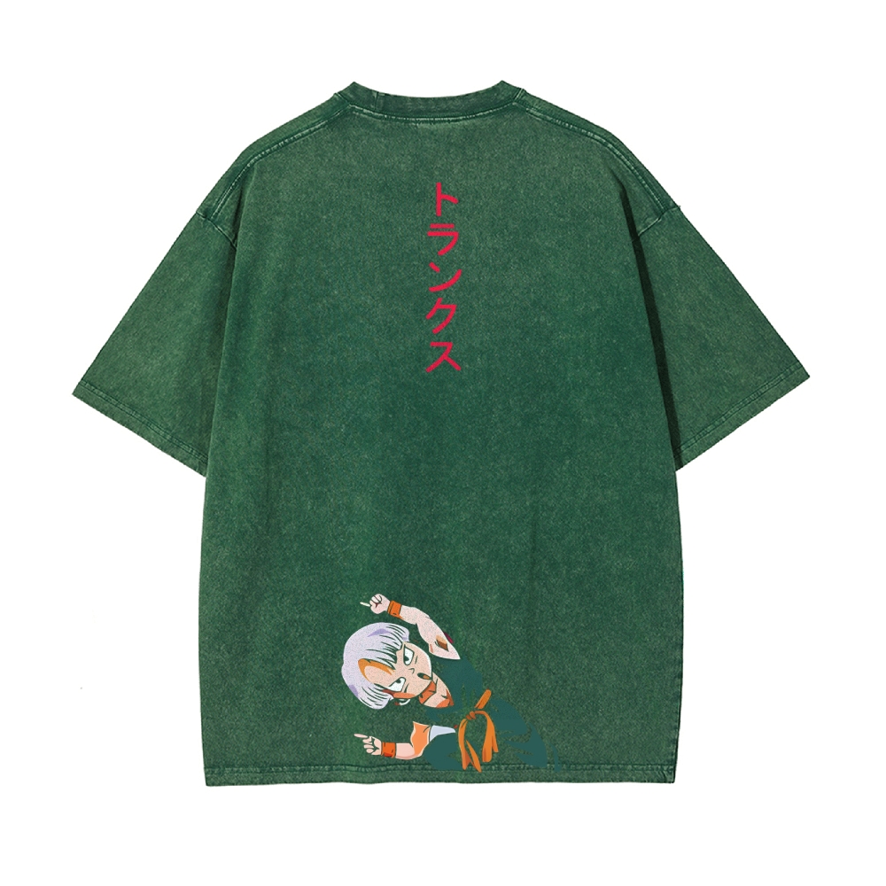 Q EDITION Trunks Vintage T-SHIRT | DRAGON BALL SUPER