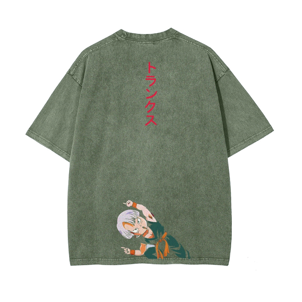 Q EDITION Trunks Vintage T-SHIRT | DRAGON BALL SUPER