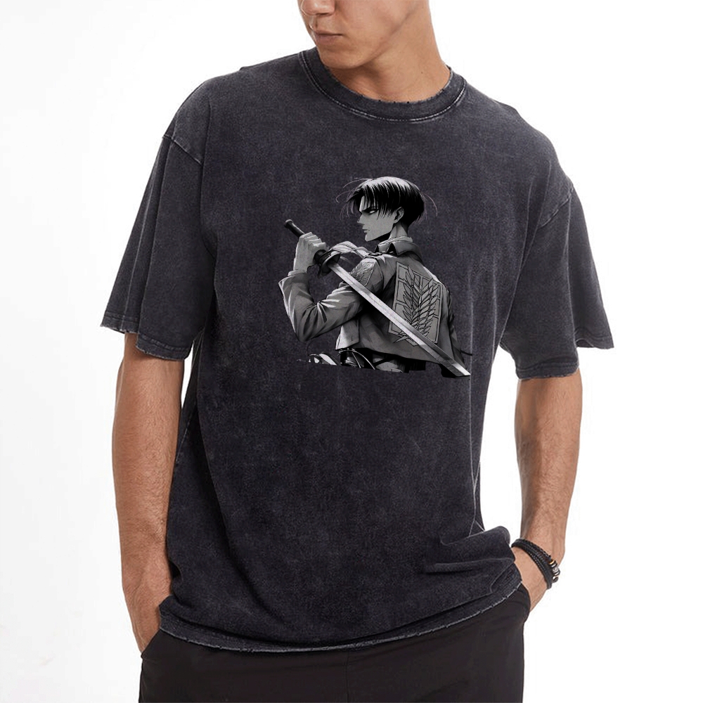 Attack On Titan Vintage Oversized T-Shirt