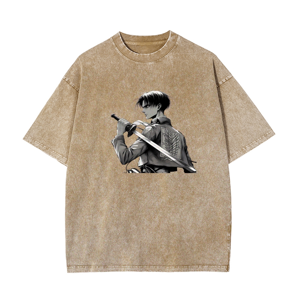 Attack On Titan Vintage Oversized T-Shirt