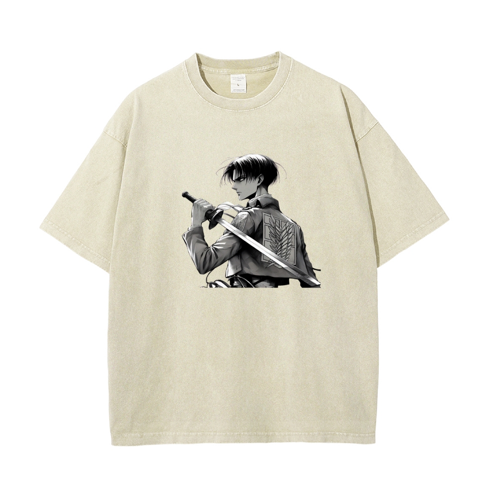 Attack On Titan Vintage Oversized T-Shirt
