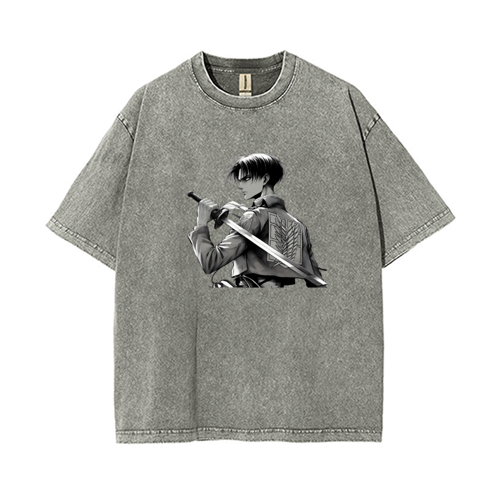 Attack On Titan Vintage Oversized T-Shirt