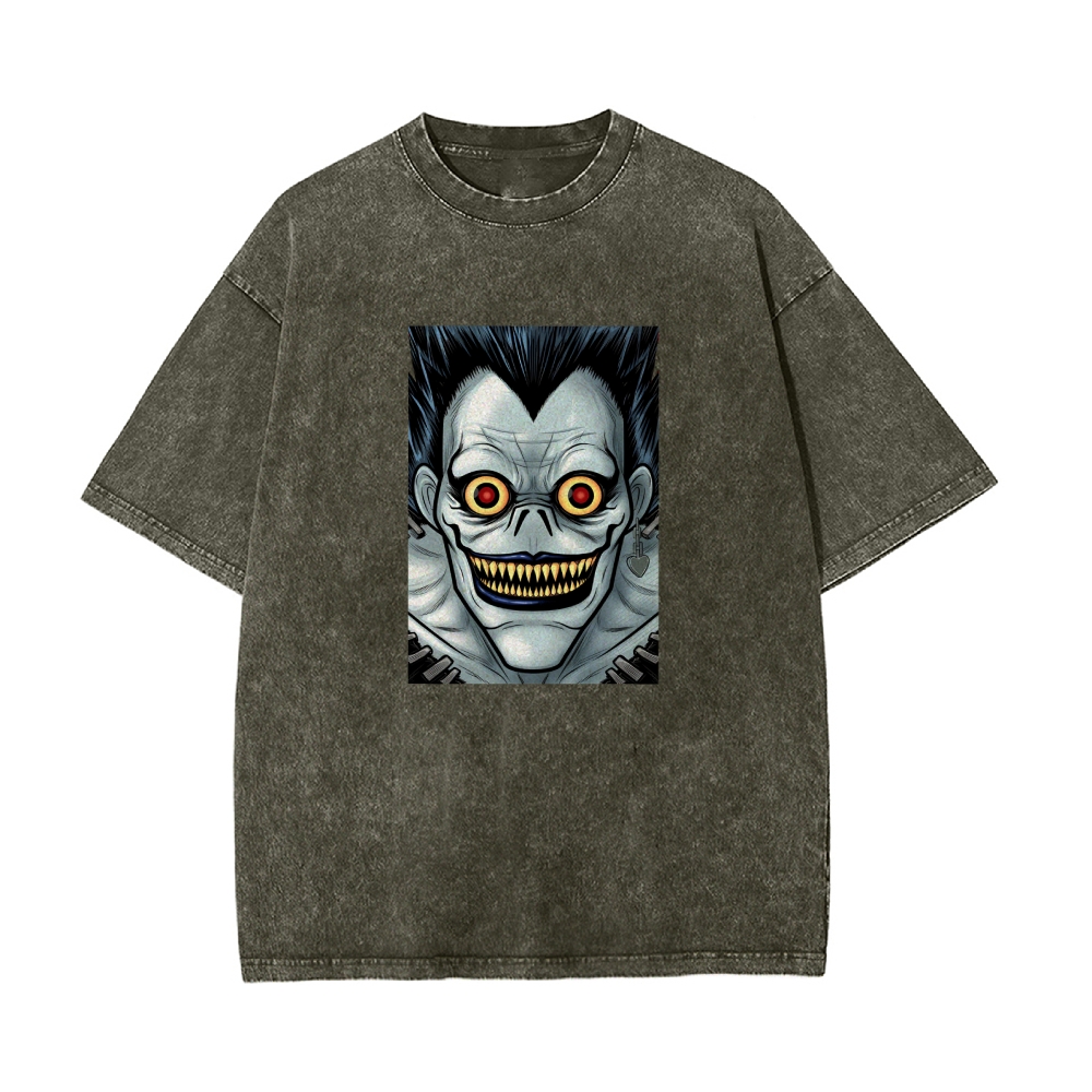 Death Note Demon Vintage Oversized T-Shirt