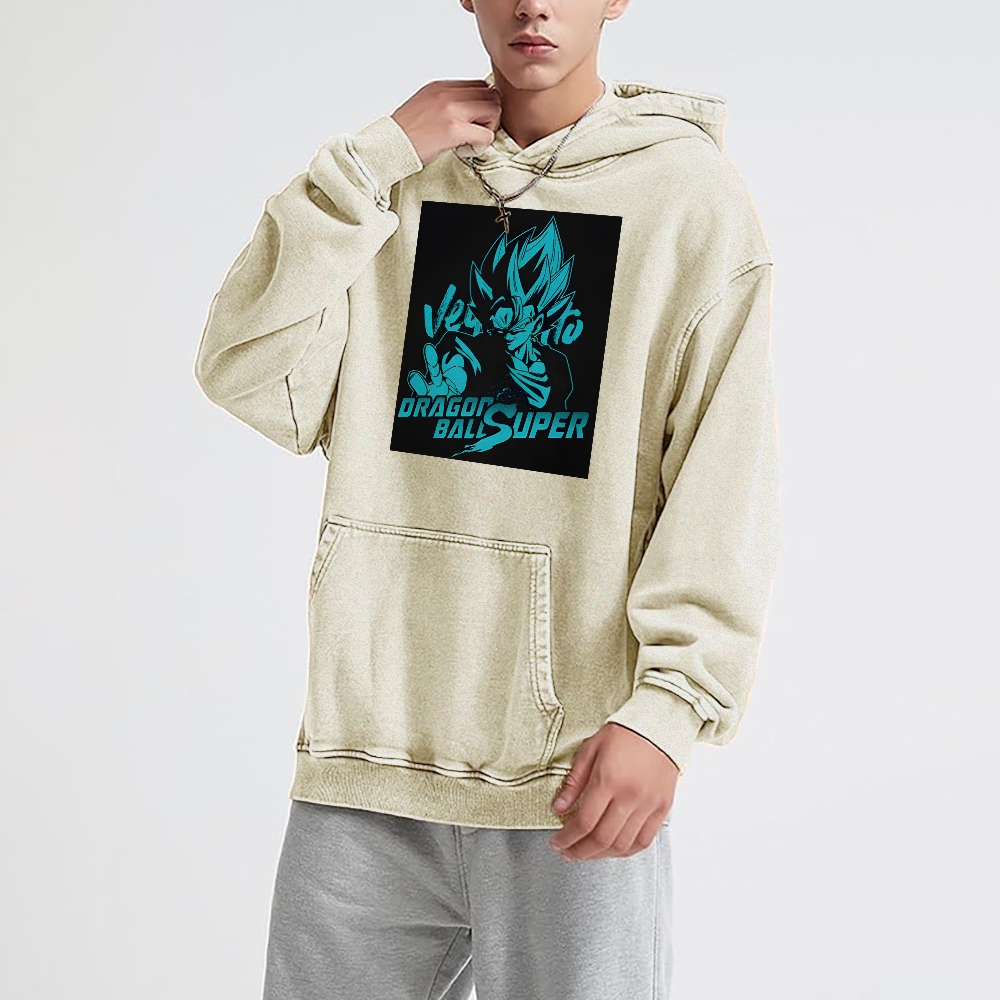 Goku Perfected Vintage Hoodie | Dragon Ball Super