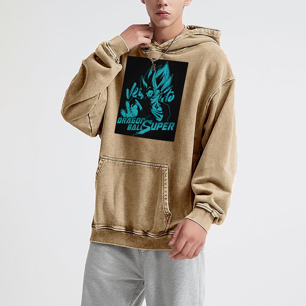 Goku Perfected Vintage Hoodie | Dragon Ball Super