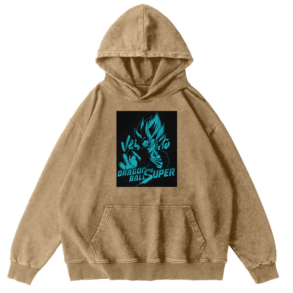 Goku Perfected Vintage Hoodie | Dragon Ball Super