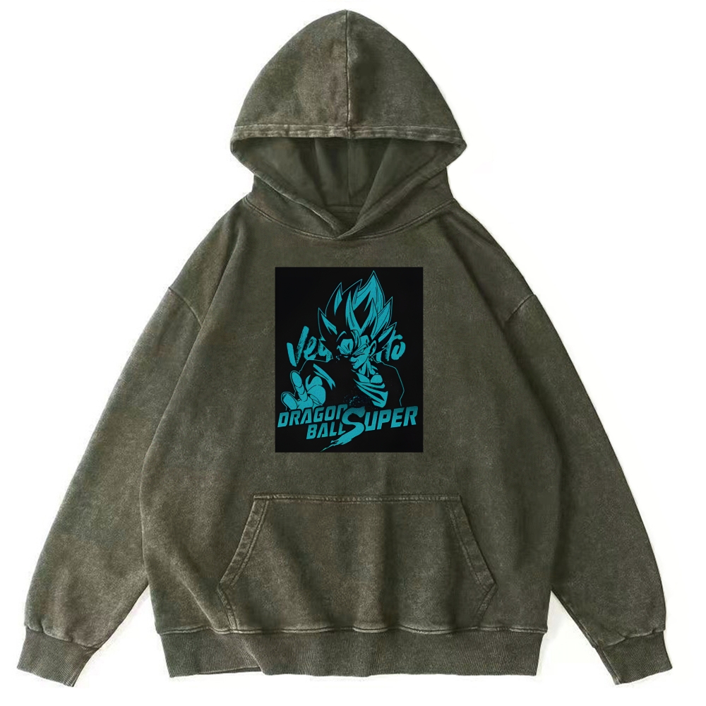 Goku Perfected Vintage Hoodie | Dragon Ball Super