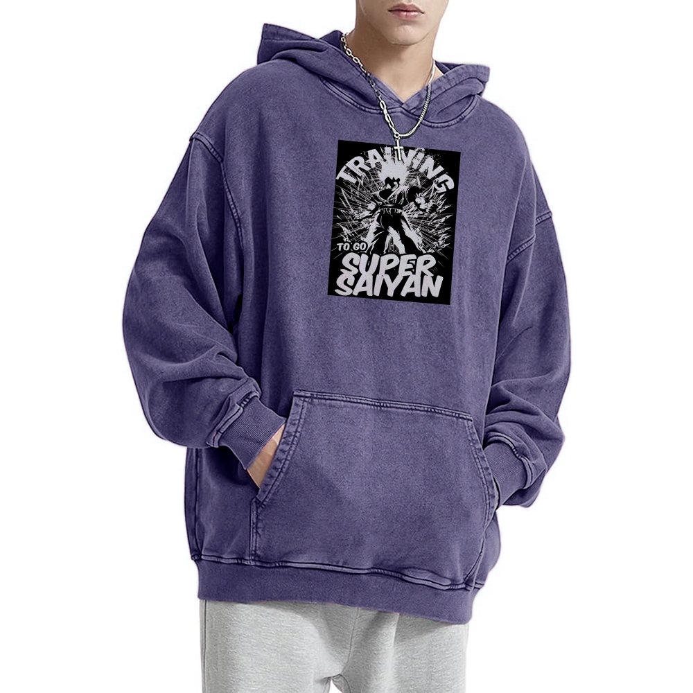 Goku Perfected Vintage Hoodie | Dragon Ball Super