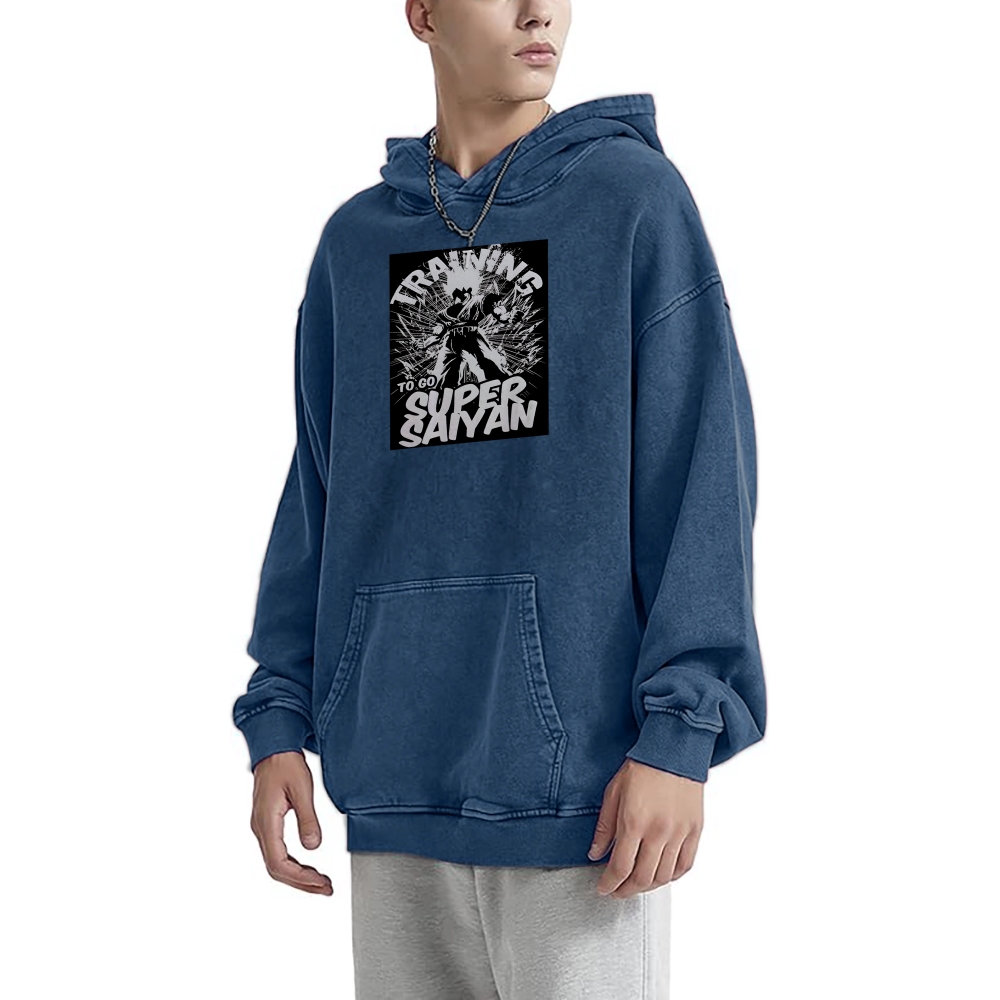 Goku Perfected Vintage Hoodie | Dragon Ball Super