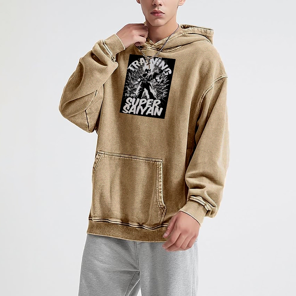 Goku Perfected Vintage Hoodie | Dragon Ball Super