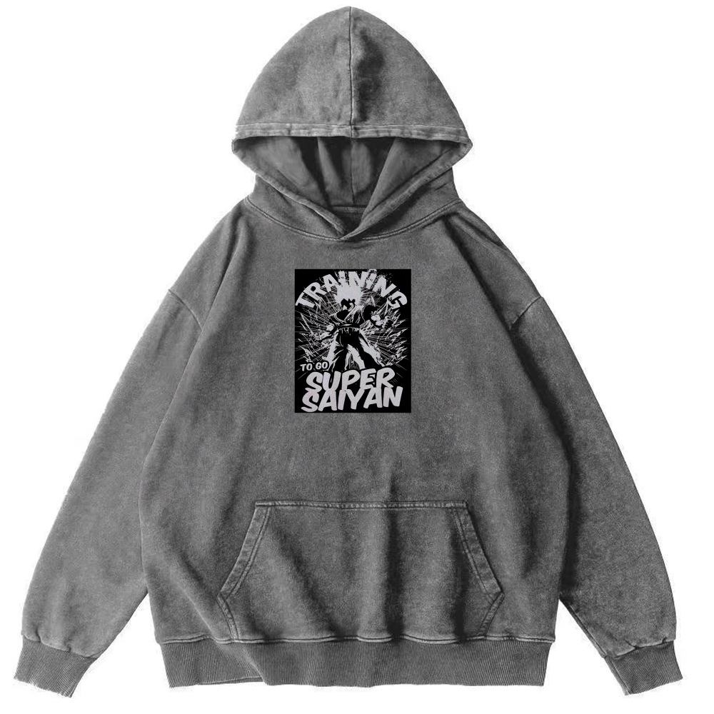 Goku Perfected Vintage Hoodie | Dragon Ball Super