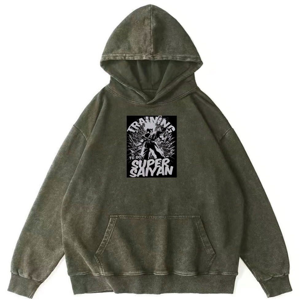 Goku Perfected Vintage Hoodie | Dragon Ball Super