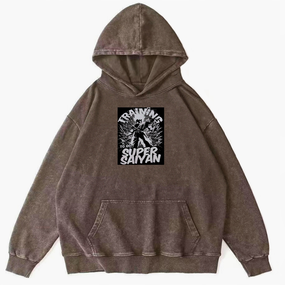 Goku Perfected Vintage Hoodie | Dragon Ball Super