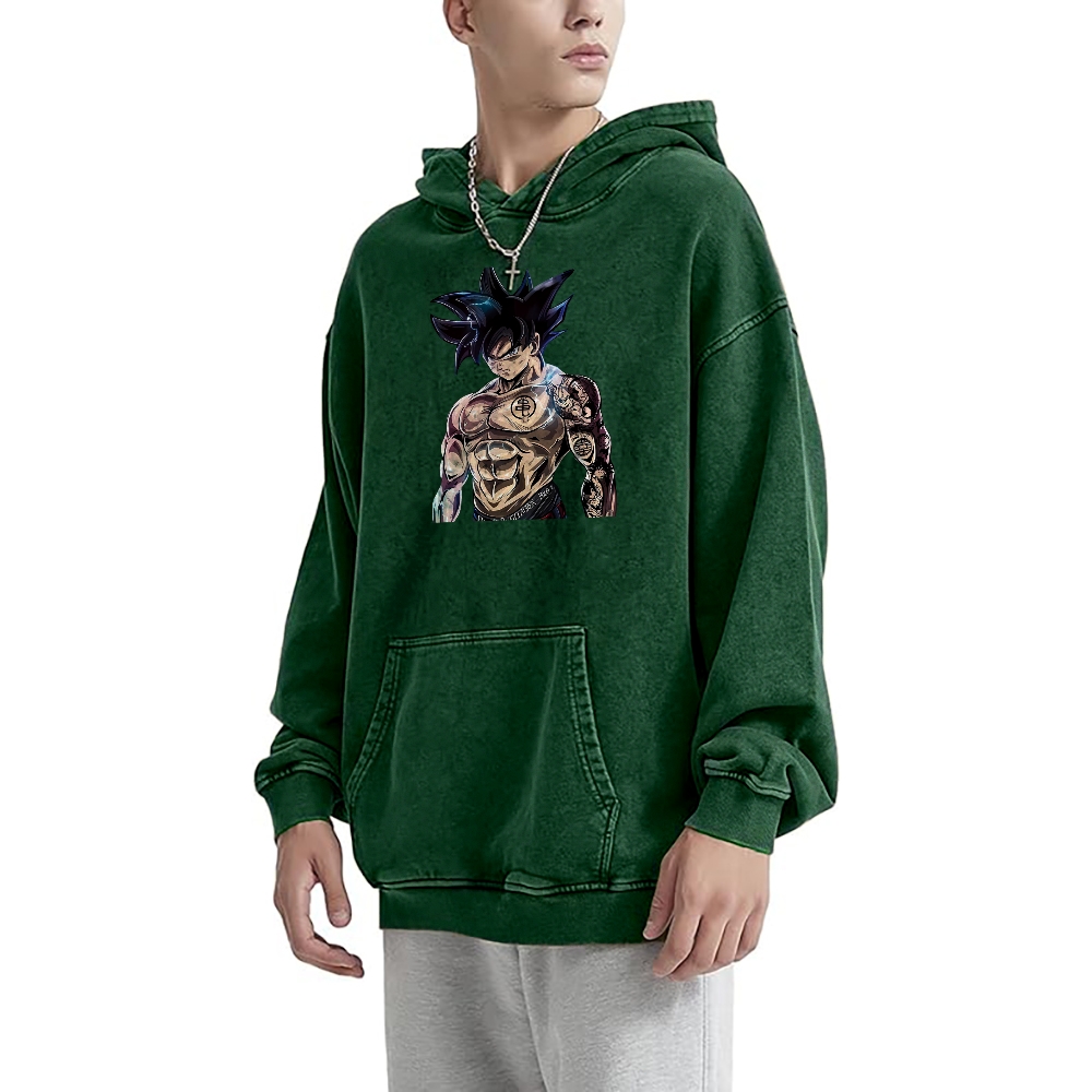 Goku Perfected Vintage Hoodie | Dragon Ball Super