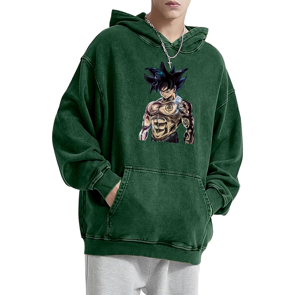 Goku Perfected Vintage Hoodie | Dragon Ball Super