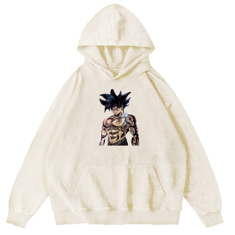 Goku Perfected Vintage Hoodie | Dragon Ball Super