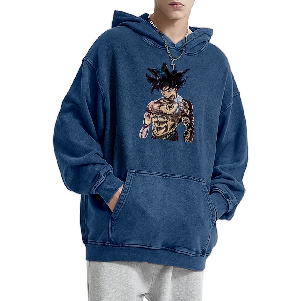 Goku Perfected Vintage Hoodie | Dragon Ball Super