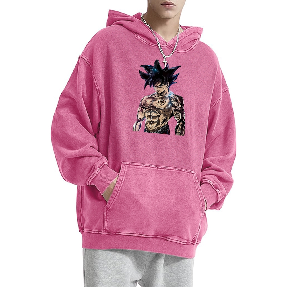 Goku Perfected Vintage Hoodie | Dragon Ball Super