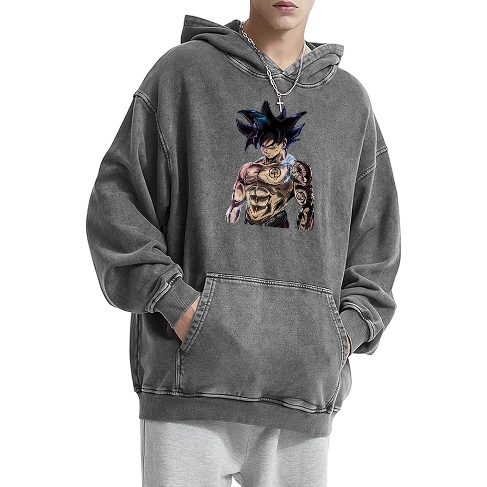 Goku Perfected Vintage Hoodie | Dragon Ball Super