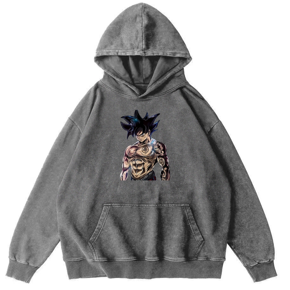 Goku Perfected Vintage Hoodie | Dragon Ball Super