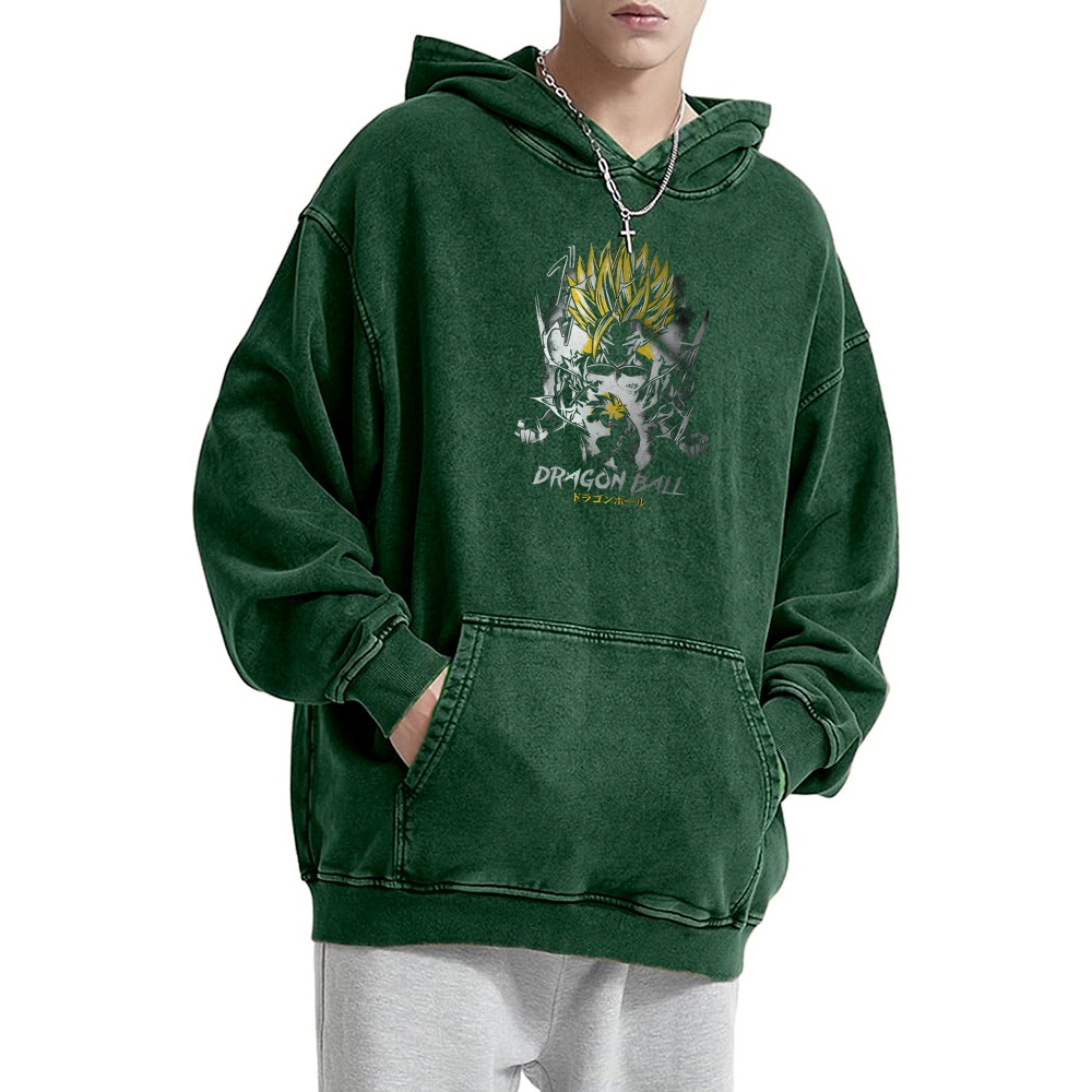Gohan Perfected Vintage Hoodie | Dragon Ball Super