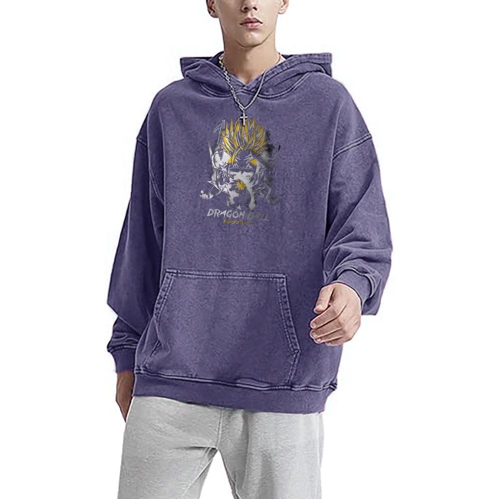 Gohan Perfected Vintage Hoodie | Dragon Ball Super