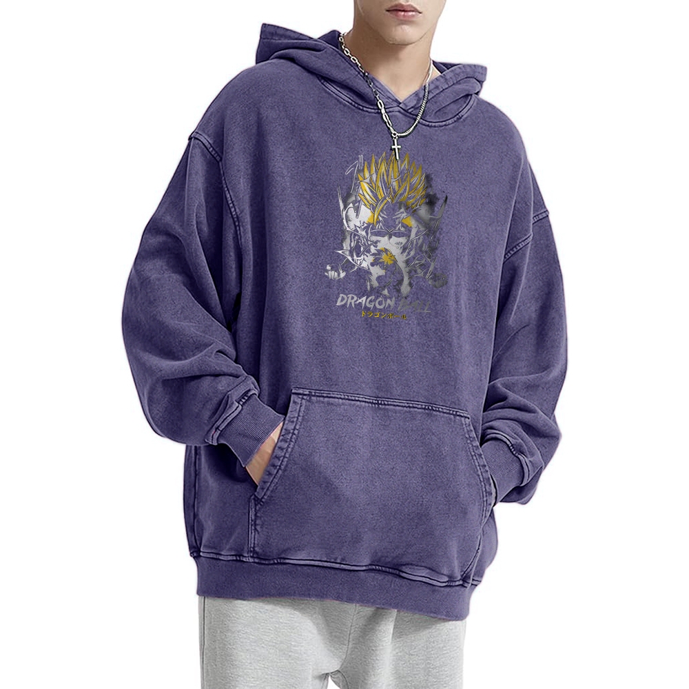 Gohan Perfected Vintage Hoodie | Dragon Ball Super