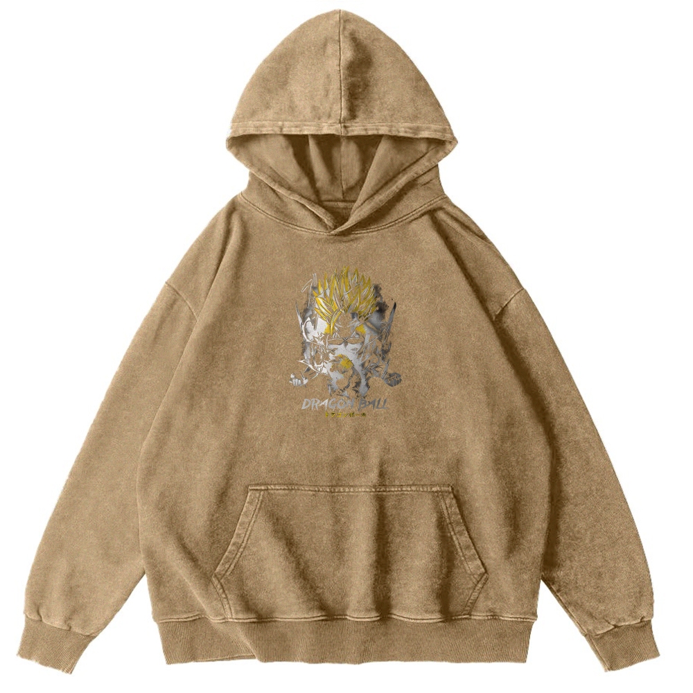 Gohan Perfected Vintage Hoodie | Dragon Ball Super