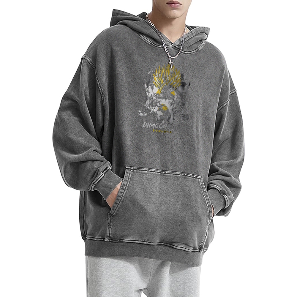 Gohan Perfected Vintage Hoodie | Dragon Ball Super