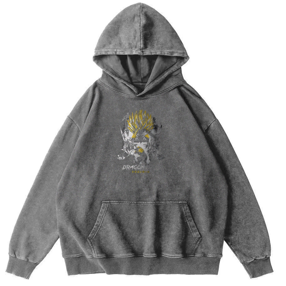 Gohan Perfected Vintage Hoodie | Dragon Ball Super