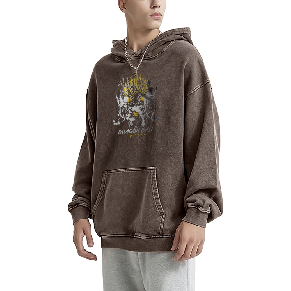 Gohan Perfected Vintage Hoodie | Dragon Ball Super