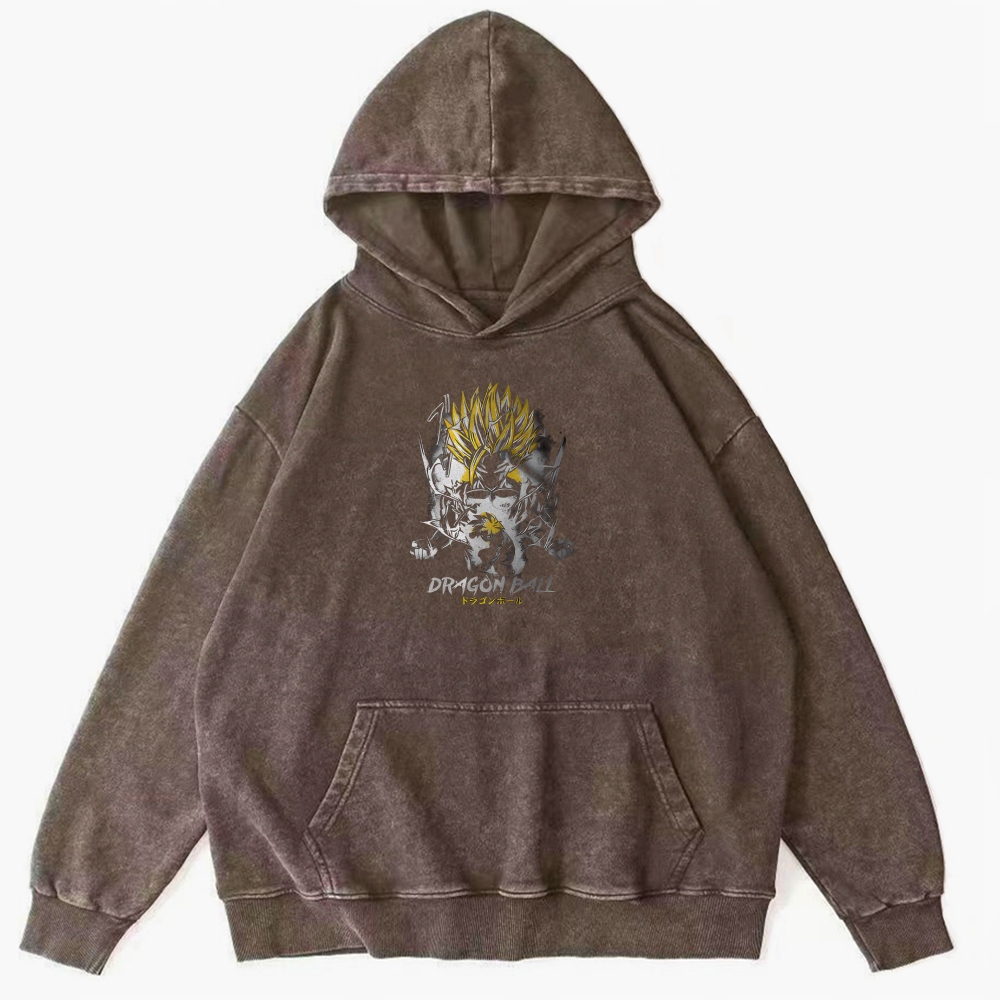 Gohan Perfected Vintage Hoodie | Dragon Ball Super