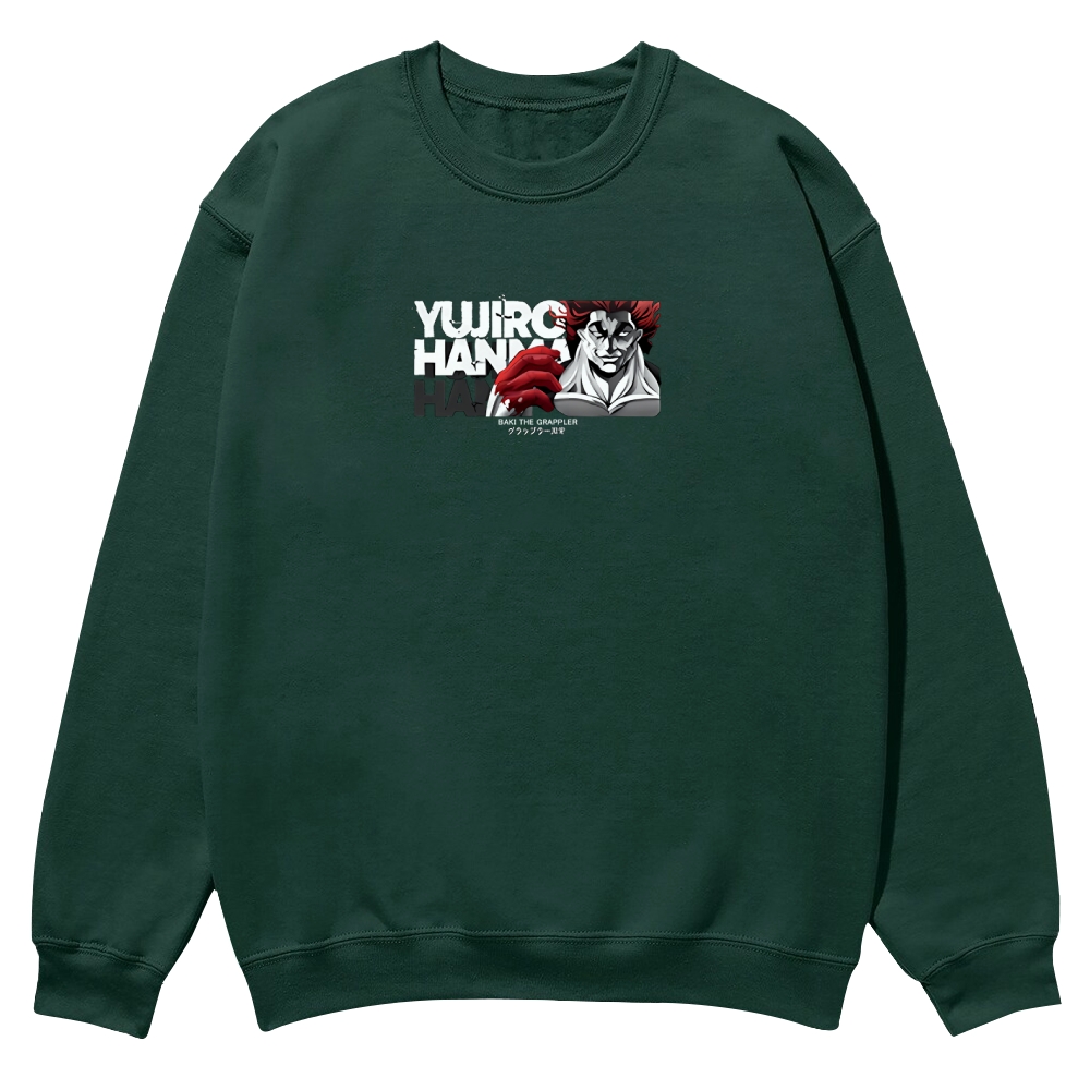 Yujiro Hanma Baki The Grappler Casual Crewneck Sweatshirt