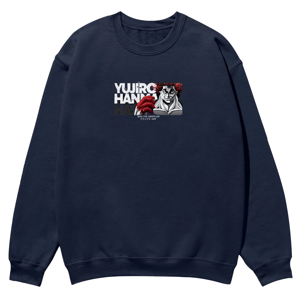 Yujiro Hanma Baki The Grappler Casual Crewneck Sweatshirt