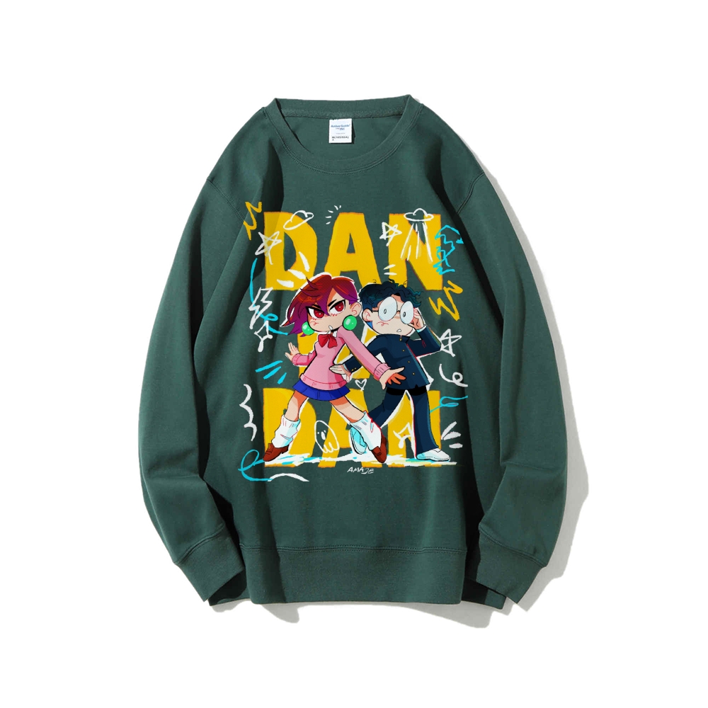 Dandadan Casual Crew Neck Sweatshirt