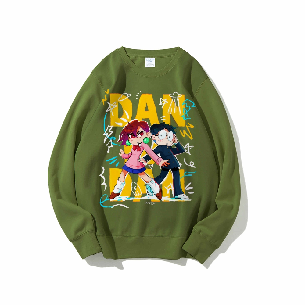 Dandadan Casual Crew Neck Sweatshirt